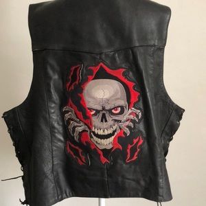 Daniel Smart Leather motorcycle vest